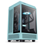 Thermaltake The Tower 100 Tempered Glass Mini-ITX Case Turquoise Edition