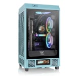 Thermaltake The Tower 200 Tempered Glass Mini-ITX Case Turquoise