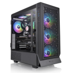 Thermaltake Ceres 500 Tempered Glass ARGB Tempered Glass Mid-Tower E-ATX Case Black