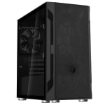 SilverStone FARA H1M Tempered Glass Micro-ATX Case Black