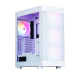 Zalman Mid-Tower Tempered Glass ATX RGB Case White