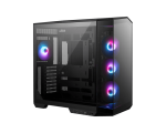 MSI MAG PANO M100R Tempered Glass Micro-ATX Case - Black