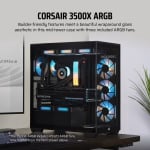 Corsair 3500X ARGB Tempered Glass Mid-Tower Case Black