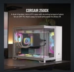 Corsair 2500X Tempered Glass Mid-Tower Micro-ATX Case White