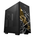 DeepCool CH510 ZORIA Mid-Tower Tempered Glass ATX Case Black