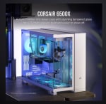 Corsair 6500X Tempered Glass Mid-Tower E-ATX Case White