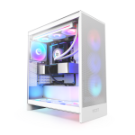 NZXT H7 V2 Flow RGB Tempered Glass Mid-Tower ATX Case White