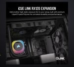 Corsair RX120 iCue Link 120mm PWM Case Fan Expansion Kit - Black