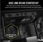 Corsair RX140 Black ICUE Link 140mm PWM Dual Fan Kit