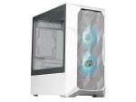 Cooler Master MasterBox TD300 ARGB Mesh Micro-ATX Case - White