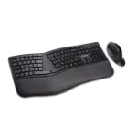 Kensington K75406US Pro Fit Ergo Wireless Keyboard and Mouse - Black