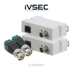 IVSEC PoE Over Coax/2 Wire Adapter