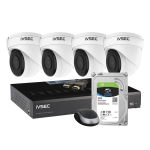 IVSEC 12MP 2TB 4K HDD PoE NVR IP Security Camera Kit