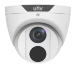 Uniview 6MP AI IR Ultra 265 Outdoor Turret Camera - White