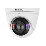 IVSEC 8MP 4K-UHD Panoramic AI 30FPS LED Smart Deterrence IP Camera