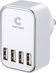 Comsol 4 Port USB 4.5A/22W Wall Charger