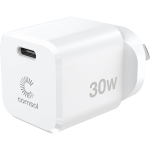 Comsol 30W USB-C Fast GaN Wall Charger - White