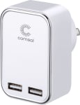 Comsol 2 Port USB Wall Charger 3.4A 17W - White