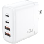 Comsol 48W 4 Port USB Travel Wall Charger - White