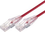 Comsol 1.5m Ultra Thin Cat 6A UTP Snagless Patch Cable LSZH Red