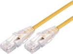 Comsol 1.5m Ultra Thin Cat 6A UTP Snagless Patch Cable LSZH Yellow