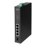 Edimax Industrial 5-Port Gigabit PoE+Din Rail Switch