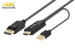 Generic 2m HDMI 2.0 to Displayport 1.2 Cable 4k60Hz