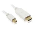 Generic 1m Mini Displayport 1.2 To HDMI 4k Cable White