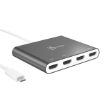 J5create USB-C to 4-Port HDMI Multi Monitor Adapter