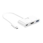 J5create JCA379 USB-C to HDMI and USB 3.0 Hub White