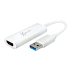 J5create JUA254 USB to HDMI Multi-Monitor Adapter White