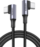 Ugreen 70696 1m USB-C to 90 Degree Angle Braided Cable Black