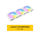 Antec C120 120mm PWM ARGB Fan White Pack of 3