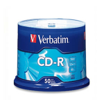 Verbatim 700MB 52x CD-R Tube of 50 Pack