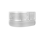 Logitech Wave Keys Ergonomic Keyboard Off White