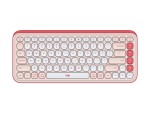 Logitech Pop Icon Keys Wireless Keyboard Rose