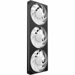 NZXT F360 RGB Core PWM Fan Single Frame with Three Fans Black