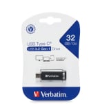 Verbatim Type-C USB 3.2 Gen 1 Flash Drive 32GB Black