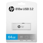 HP x818w 64GB USB 3.2 PCBA 3.2 Flash Drive Silver Metal