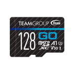 Team Group Go 128GB 4K MicroSDXC Memory Card Black