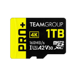 Team Group PRO+ 1TB MicroSDXC Memory Card Black/Yellow