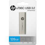 HP X796C 128GB USB3.2 Type C Flash Drive Silver HPFD796C-128