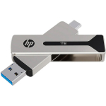 HP 911 PRO 1TB USB Type A+C Flash Drive Silver HPFD911PRO-1TB