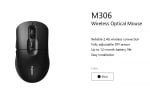 Rapoo M306 2.4 Wireless Optical Mice with Side FWD and Back Buttons