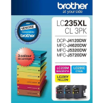 Brother LC235XL Colour Value Pack Cyan/Magenta/Yellow