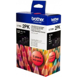 Brother LC73 Black Ink Cartridge Twin Pack 600 Pages Each