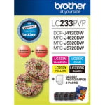 Brother LC233 Photo Value Pack Ink Cartridge LC-233PVPS