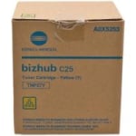 Konica Minolta Yellow Toner 6K Pages For Bizhub C25 TNP27