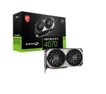 MSI GeForce RTX 4070 VENTUS 2X E1 OC 12GB GDDR6 Video Card