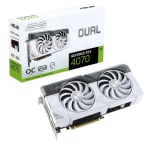 Asus GeForce RTX 4070 Dual 12GB Video Card White Edition